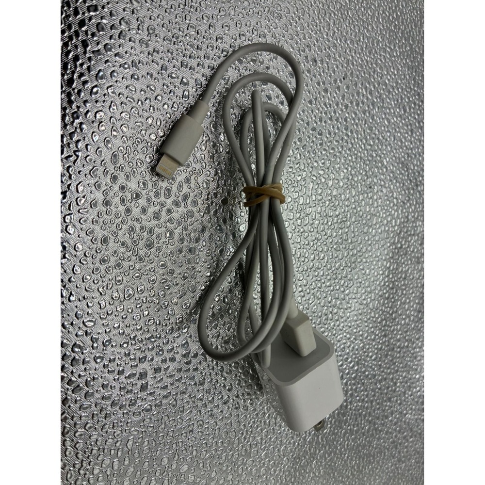 Generic Power Adapter Wall Charger and Lightning Cable 5V 1A Model KS003 Grey